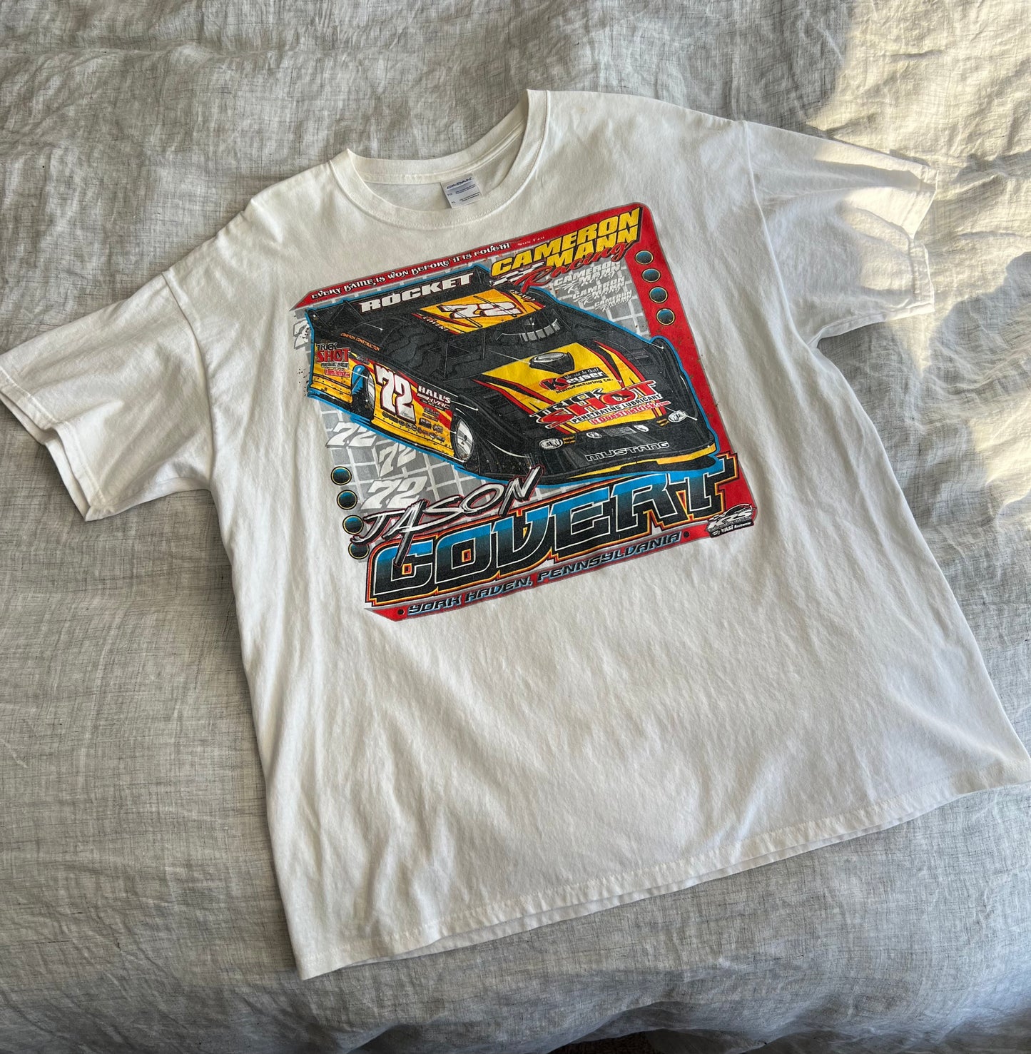 Vintage Cameron Mann Racing / Jason Covert Shirt